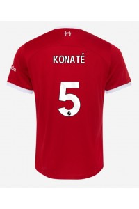 Fotbalové Dres Liverpool Ibrahima Konate #5 Domácí Oblečení 2023-24 Krátký Rukáv